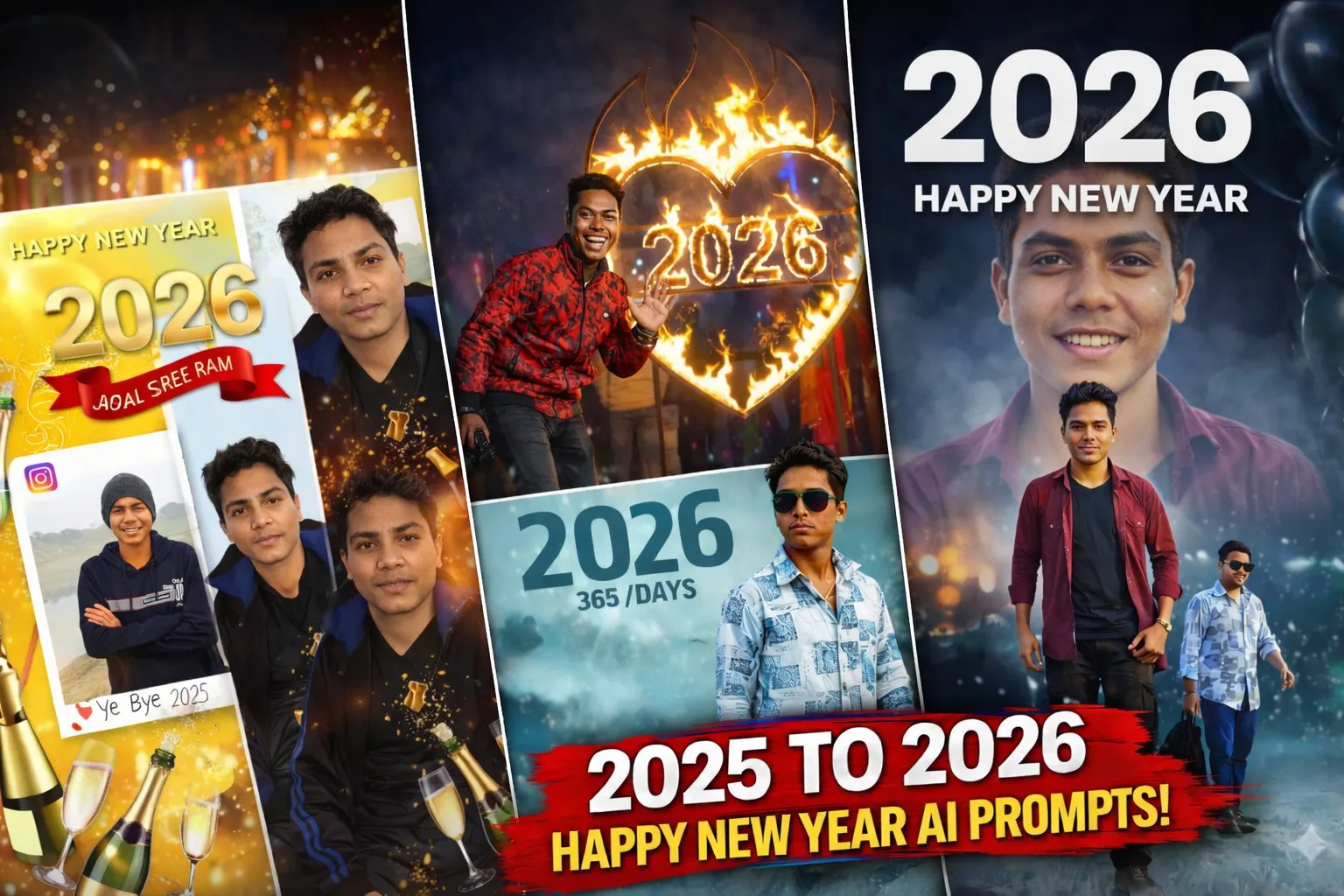 Happy New Year 2026 AI Prompts