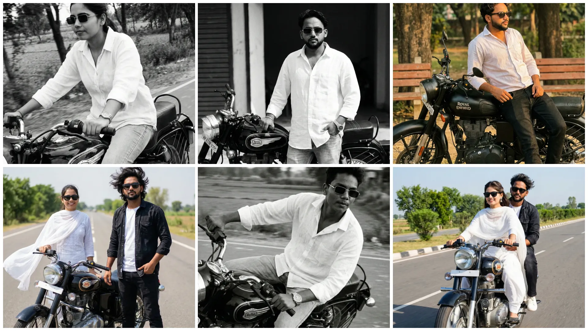 Trending Bullet Bike Ride AI Photo Editing Prompt