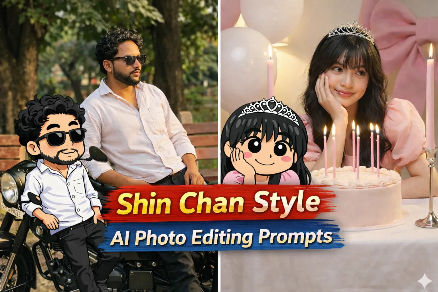Shin Chan Style AI Photo Editing Prompts