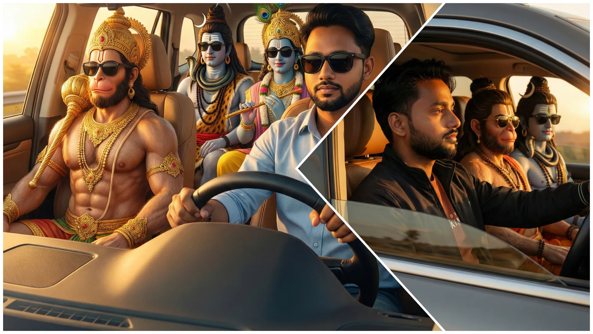 Viral God Driving Car Ai Image & Video Editing Prompts