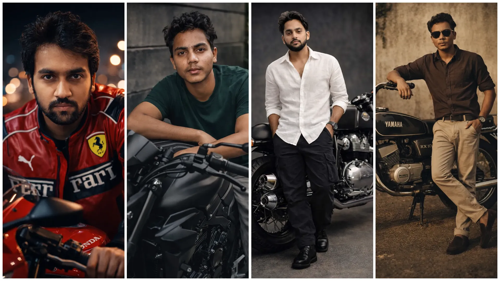 Biker AI Photo Editing Prompts