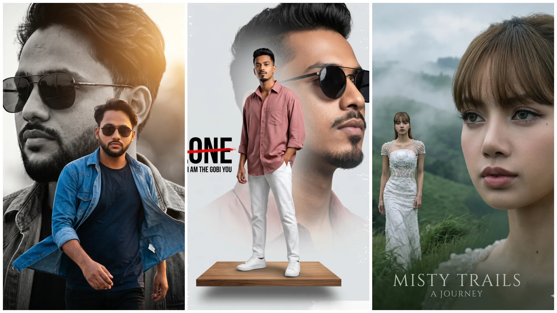 Dual Exposure Boys AI Photo Editing Prompts