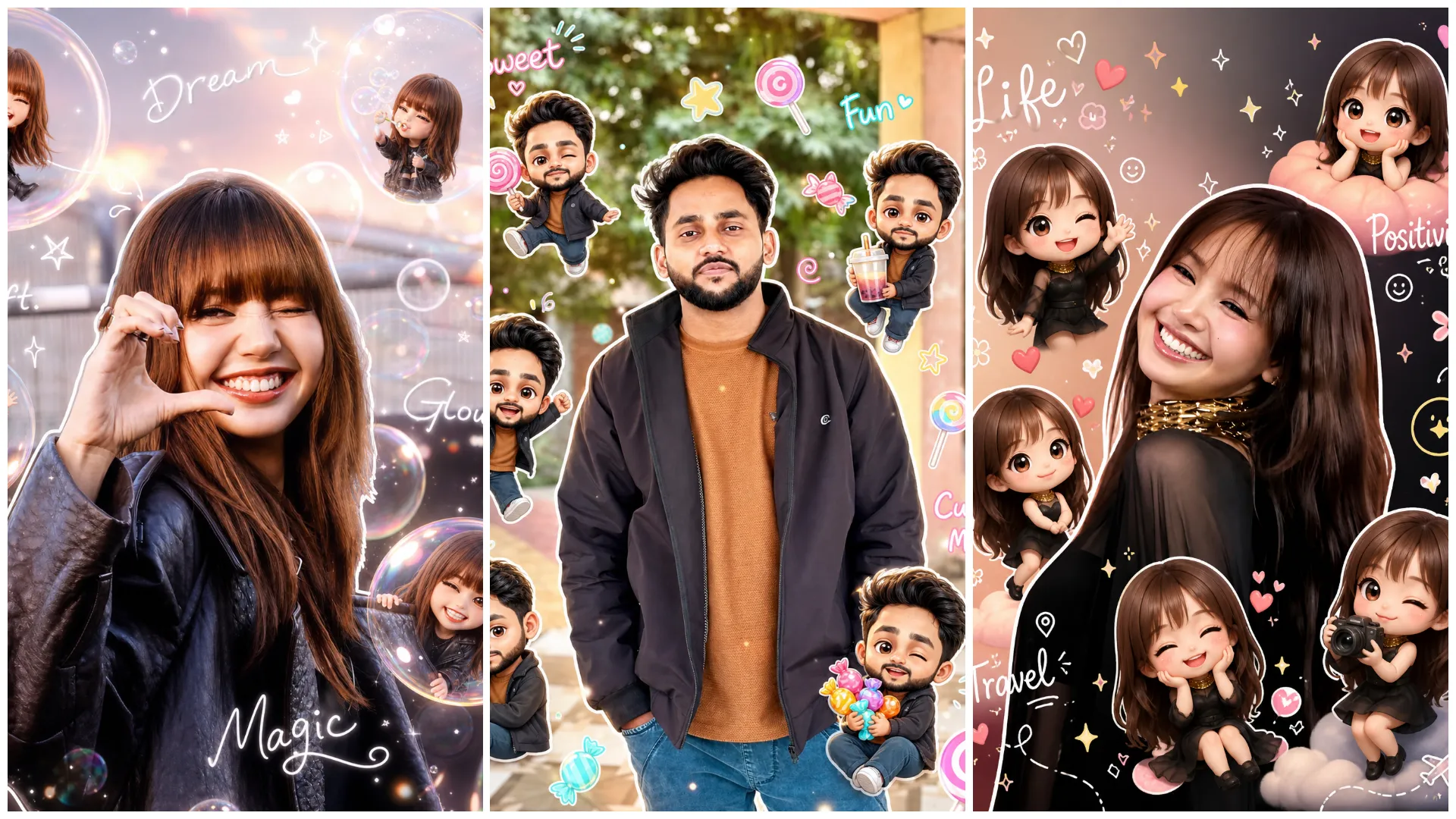 Chibi Cartoon Style AI Photo Editing Prompts