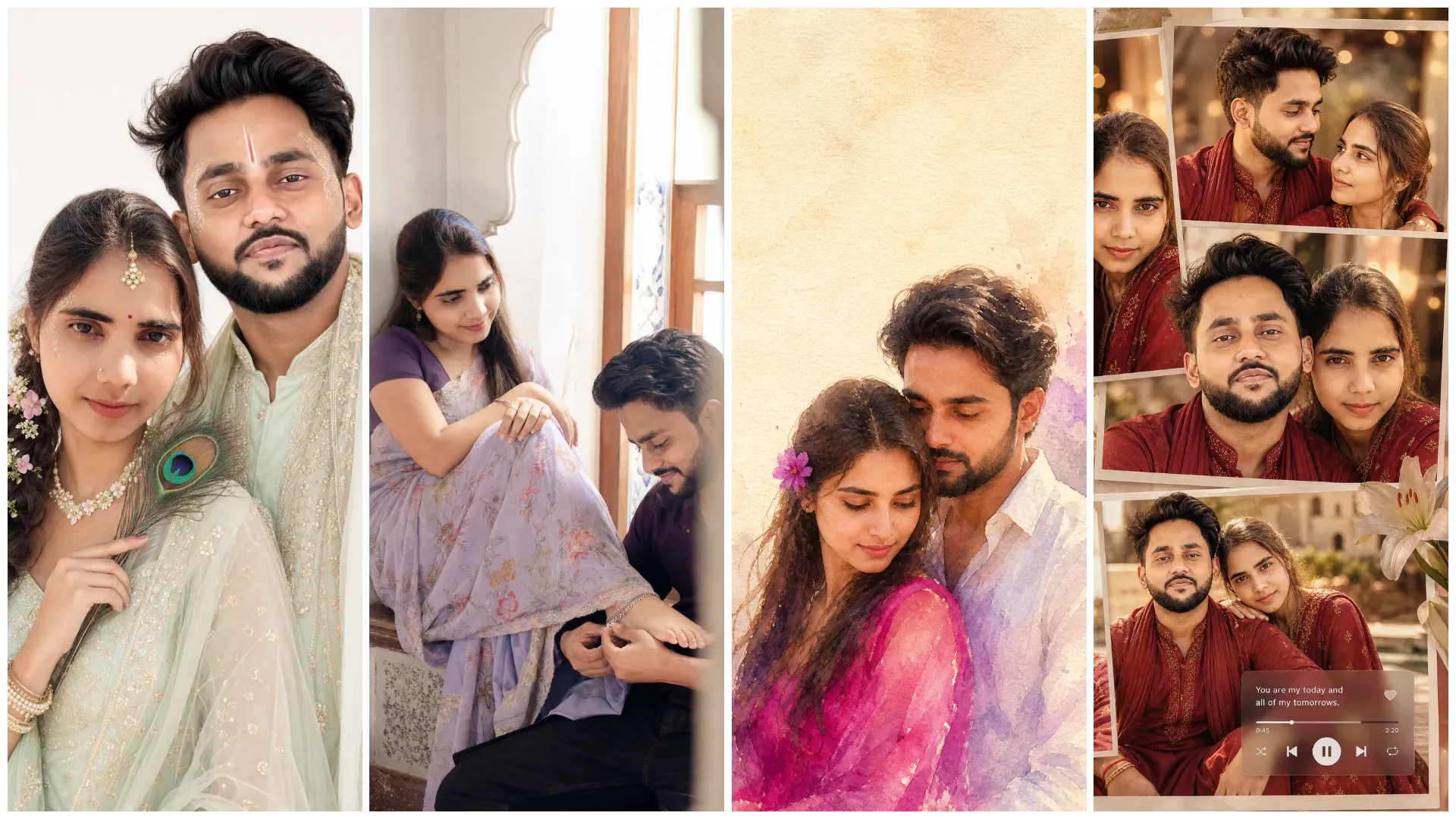 Cute Couple AI Photo Editing Prompts