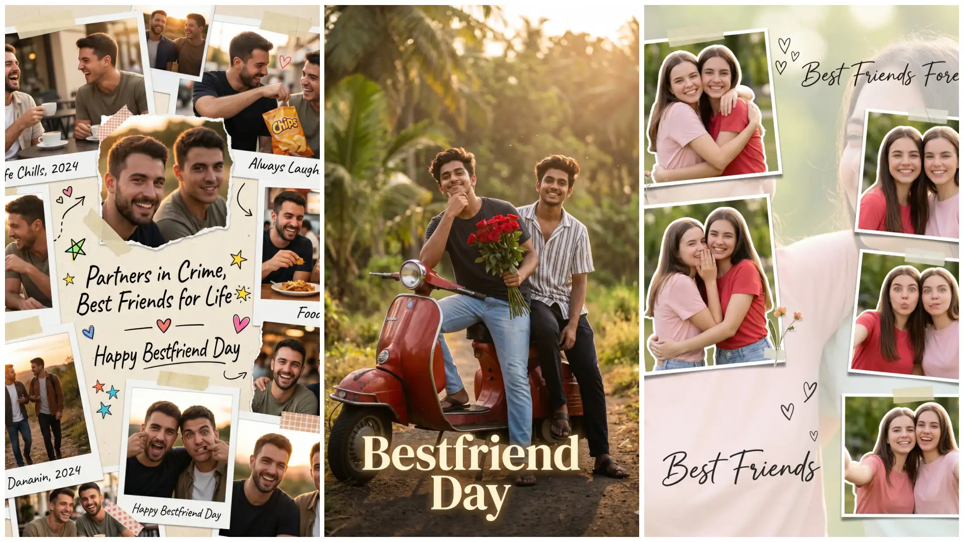 Bestfriend Day AI Photo Editing Prompts
