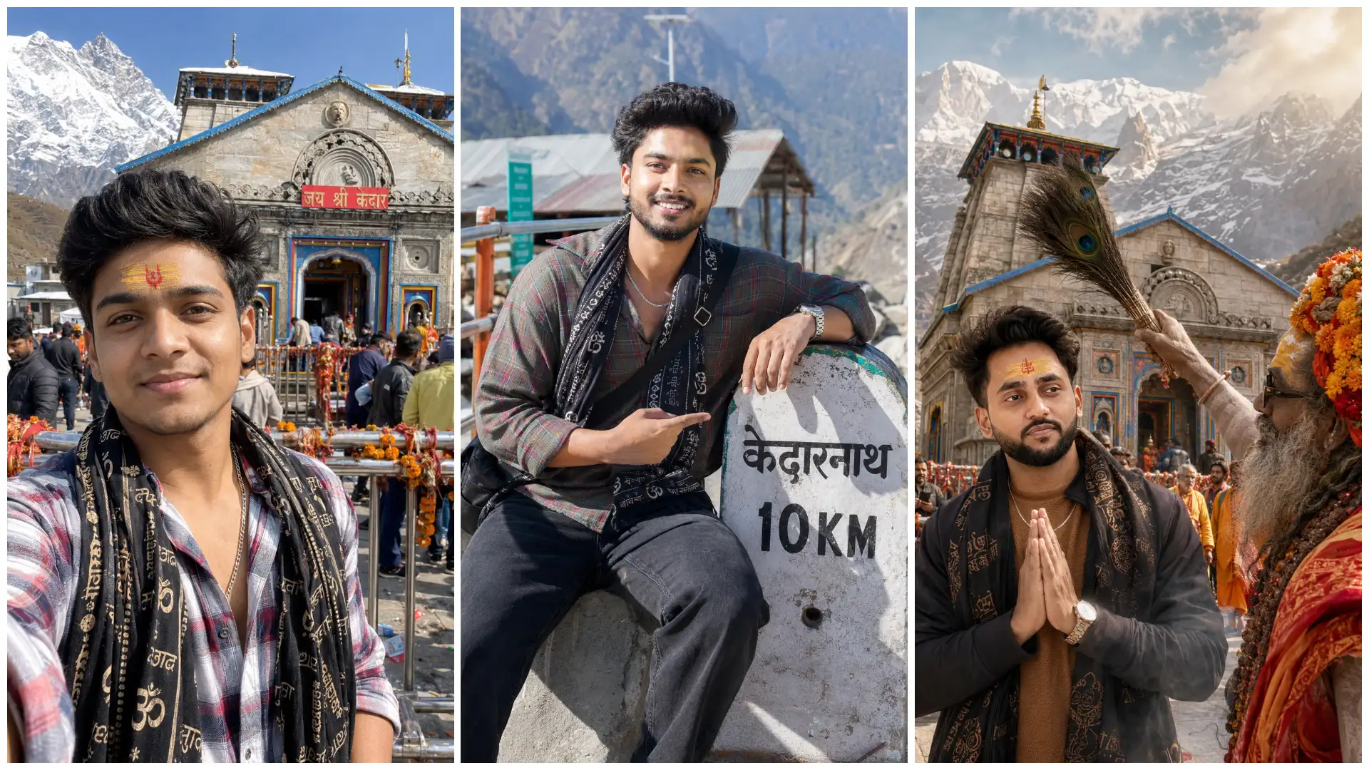 Kedarnath Trip Photoshoot AI Photo Editing Prompts